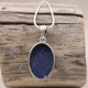 Pendentif en argent et lapis lazuli