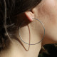 Boucles d'oreilles en argent 60mm