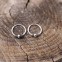 Créoles en argent 12mm