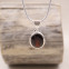 Pendentif en argent et grenat