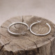 Boucles d'oreilles en argent 30mm