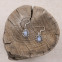 Boucles d'oreilles en argent et pierre de lune