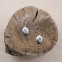 Boucles d'oreilles en argent et pierre de lune