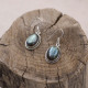 Boucles d'oreilles en argent et labradorite