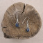 Boucles d'oreilles en argent et labradorite