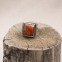 Bague en argent et pierre de soleil