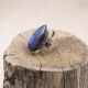 Bague en argent et labradorite