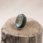 Bague en argent et labradorite