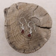 Boucles d'oreilles en argent et tourmaline