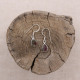 Boucles d'oreilles en argent et tourmaline