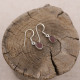 Boucles d'oreilles en argent et tourmaline