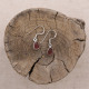 Boucles d'oreilles en argent et tourmaline