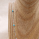 Collier en argent et turquoise