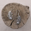 Boucles d'oreilles en argent et perle de rivière