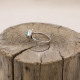 Bague en argent et turquoise