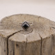 Bague en argent et onyx