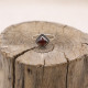 Bague en argent et grenat