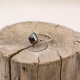 Bague en argent et grenat