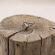 Bague en argent et quartz rose