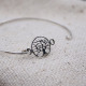 Bracelet rigide en argent "arbre de vie"