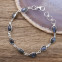 Bracelet en argent et labradorite