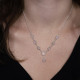 Collier en argent avec pierre de lune