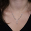 Collier en argent avec pierre de lune