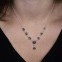 Collier en argent avec labradorite
