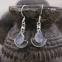 Boucles d'oreilles en argent et pierre de lune