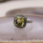 Bague d'exception en argent avec quartz lemon et marcassites