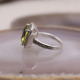 Bague d'exception en argent avec quartz lemon et marcassite