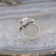 Bague en argent et pierre de lune