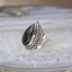 Bague en argent et labradorite