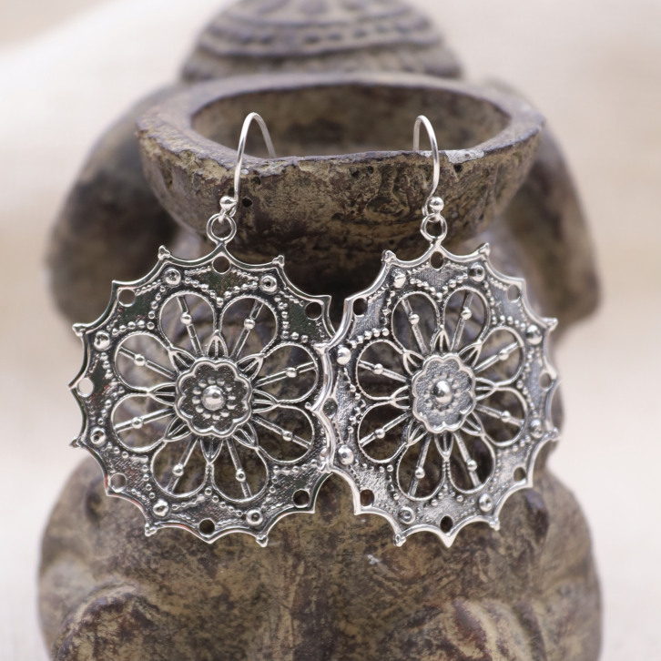 Boucles d'oreilles en argent