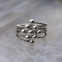 Bague en argent billes