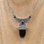 Collier en argent et onyx