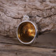 Pendentif en argent et citrine