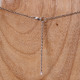 Collier d'exception en argent avec agate verte et marcassites