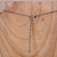 Collier d'exception en argent avec calcédoine et marcassites