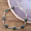 Bracelet en argent et aventurine