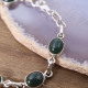 Bracelet en argent et aventurine