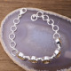 Bracelet en argent et citrine