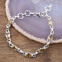 Bracelet en argent et citrine