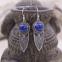 Boucles d'oreilles en argent et lapis lazuli