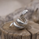 Bague en argent - serpent