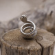 Bague en argent - serpent