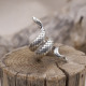 Bague en argent - serpent