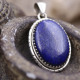 Pendentif en argent et lapis lazuli