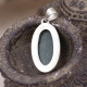 Pendentif en argent et quartz kiwi