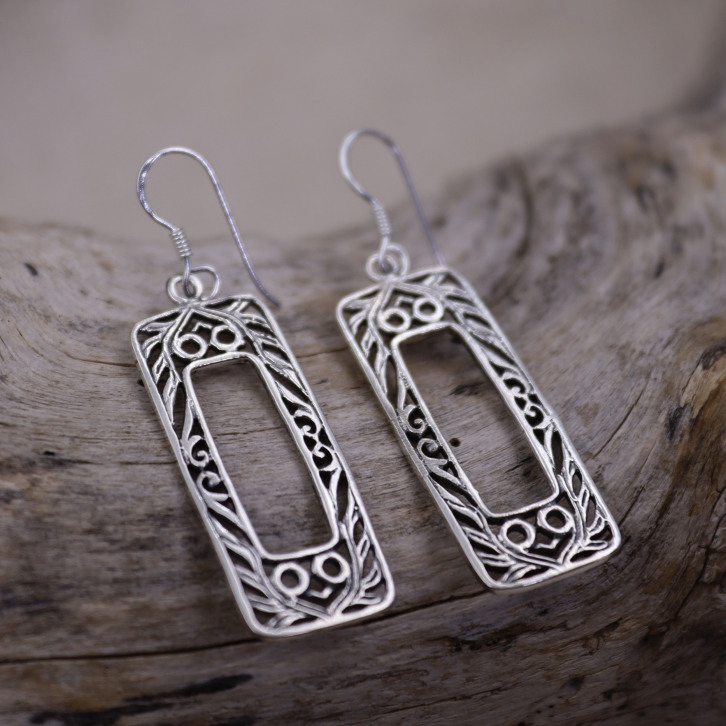 Boucles d'oreilles en argent